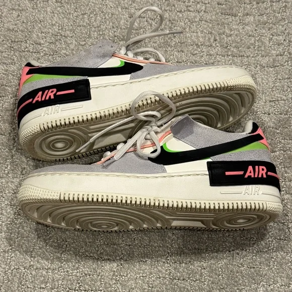2021 Wmns Air Force 1 Shadow 'Sunset Pulse' - 9.5 - Picture 2 of 5